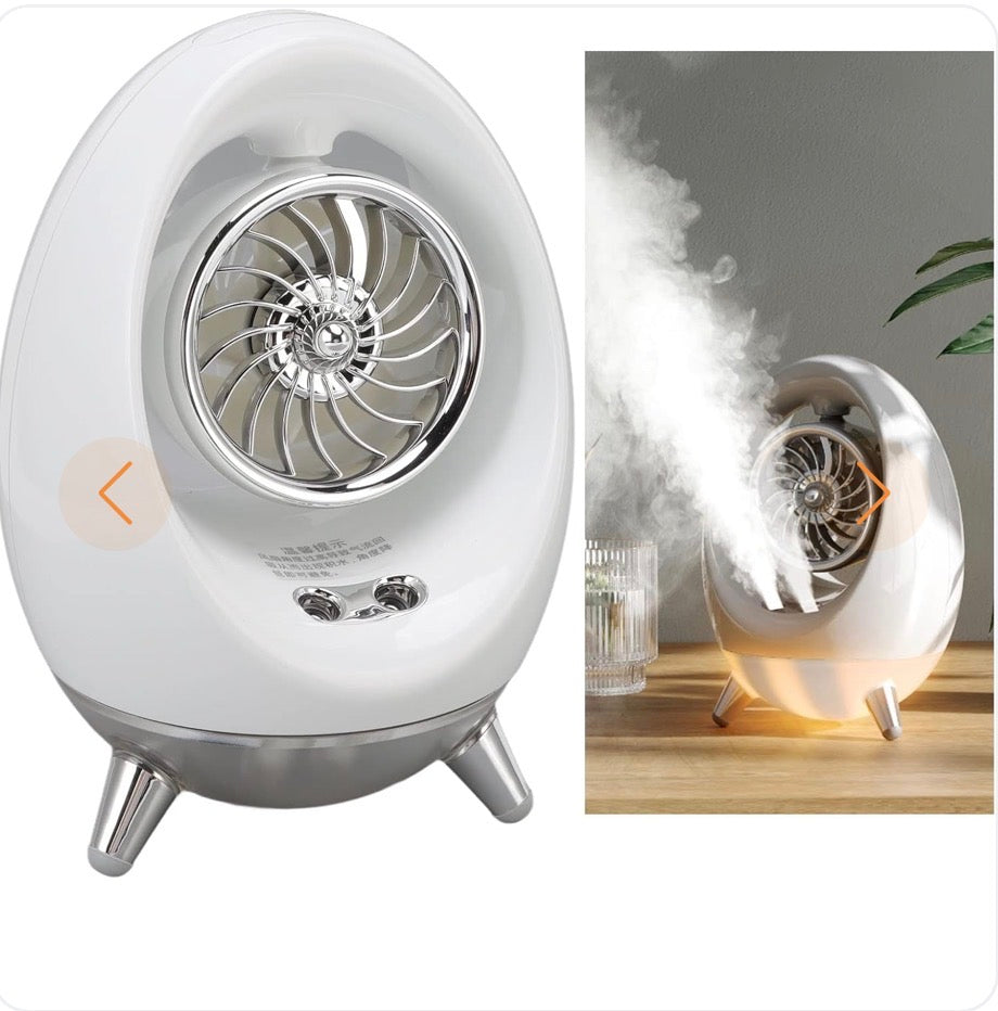 Ventilador de refrigeración con lámpara de noche y humidificador