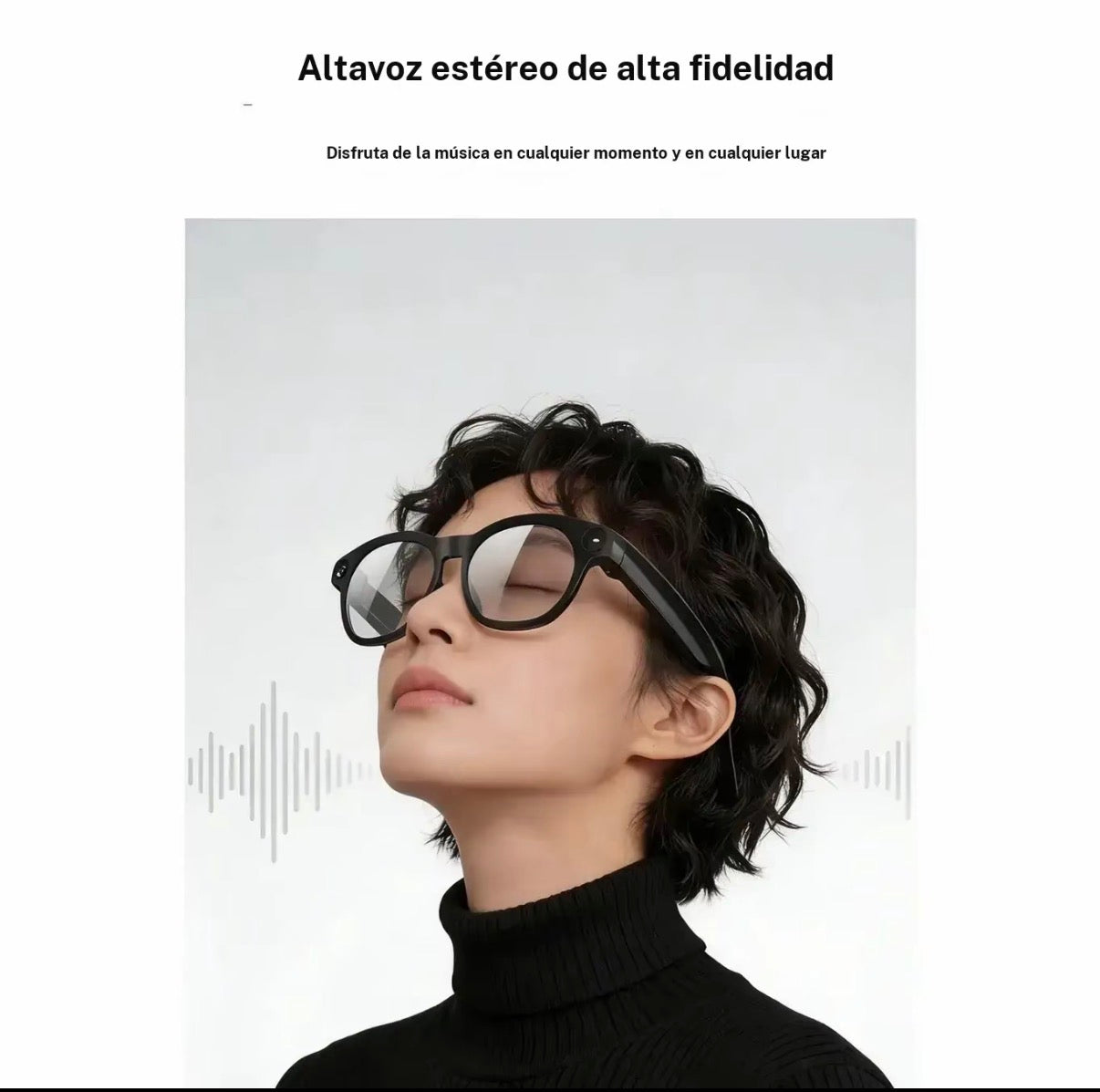 Gafas inteligentes con cámara HD