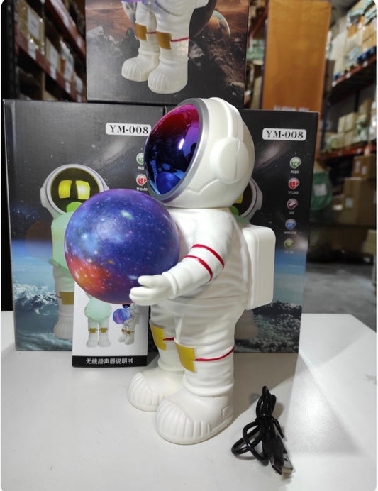 Lámpara de astronauta con altavoz